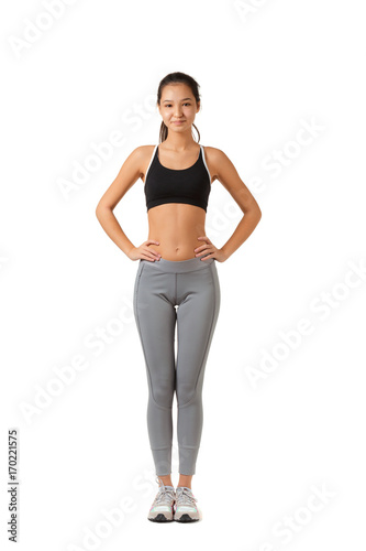 Fitness woman full length