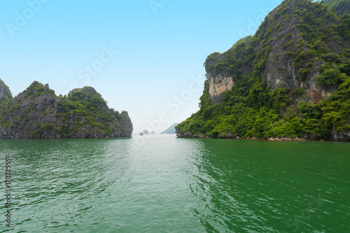 limestone rocks in Ha Long Bay, northern Vietnam
