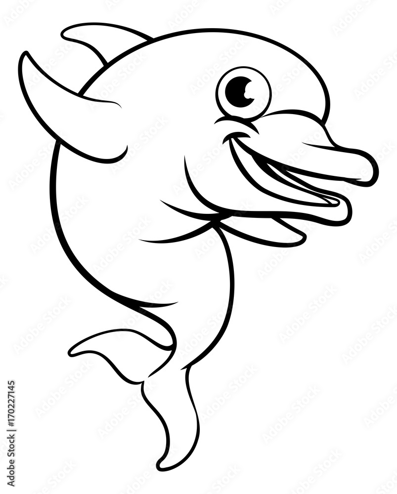 Dolphin Cartoon Character Dolphin Cartoon Character