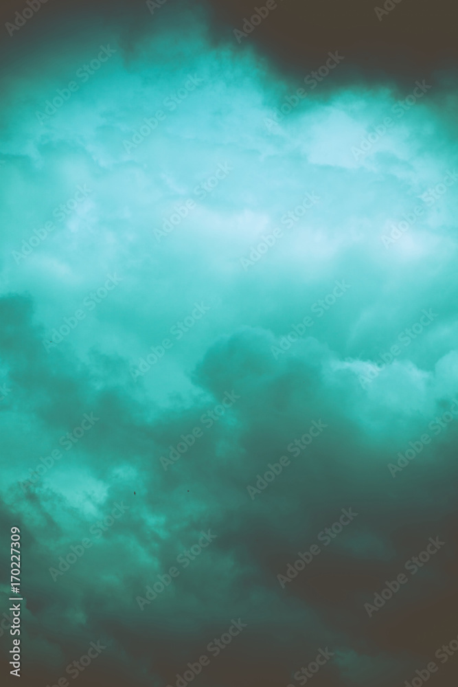 Sky and Heavy Clouds Retro Sky and Heavy Clouds Retro