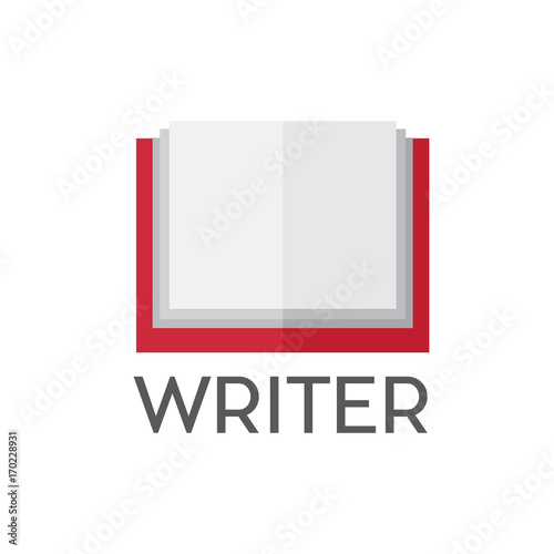 Vector sign book, writer concept Free Download Vector sign book, writer concept - GFXLoad