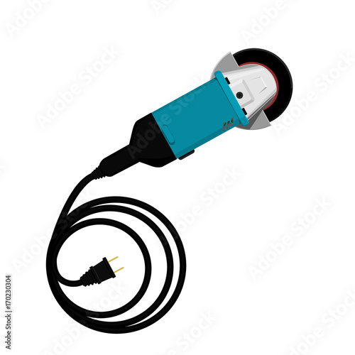 Isolated grinder on transparent background
