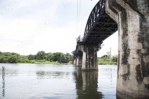 Bridge over the River Kwai in Thailand