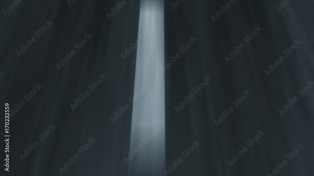 Endless road with white stripe animation