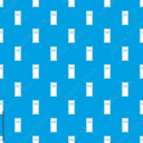 Wooden window pattern seamless blue