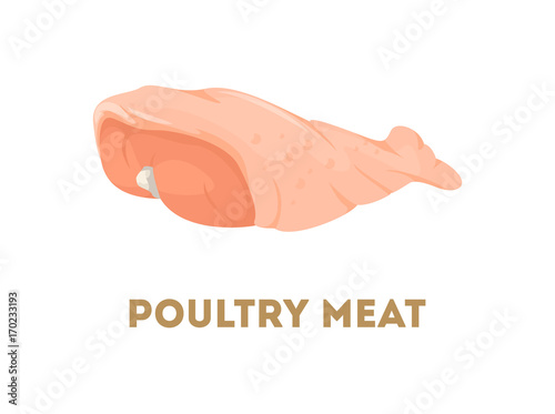 Isolated poultry meat