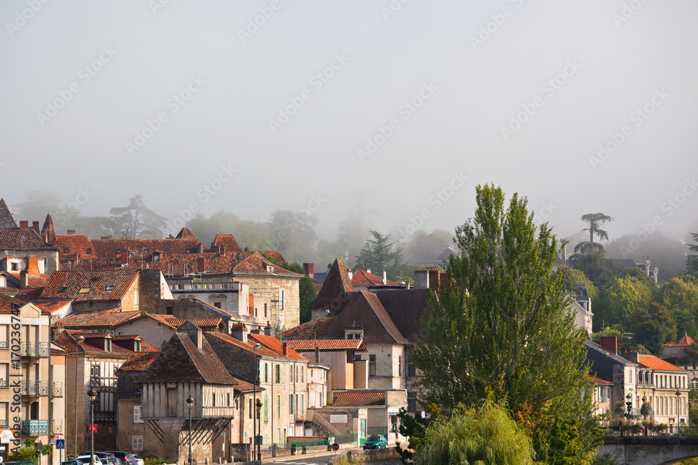 Picturesque view of Perigueux town in France