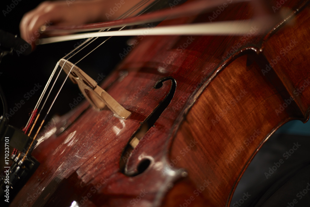 Fototapeta Cello Detail Streichinstrument