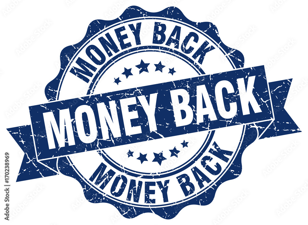 Fototapeta premium money back stamp. sign. seal