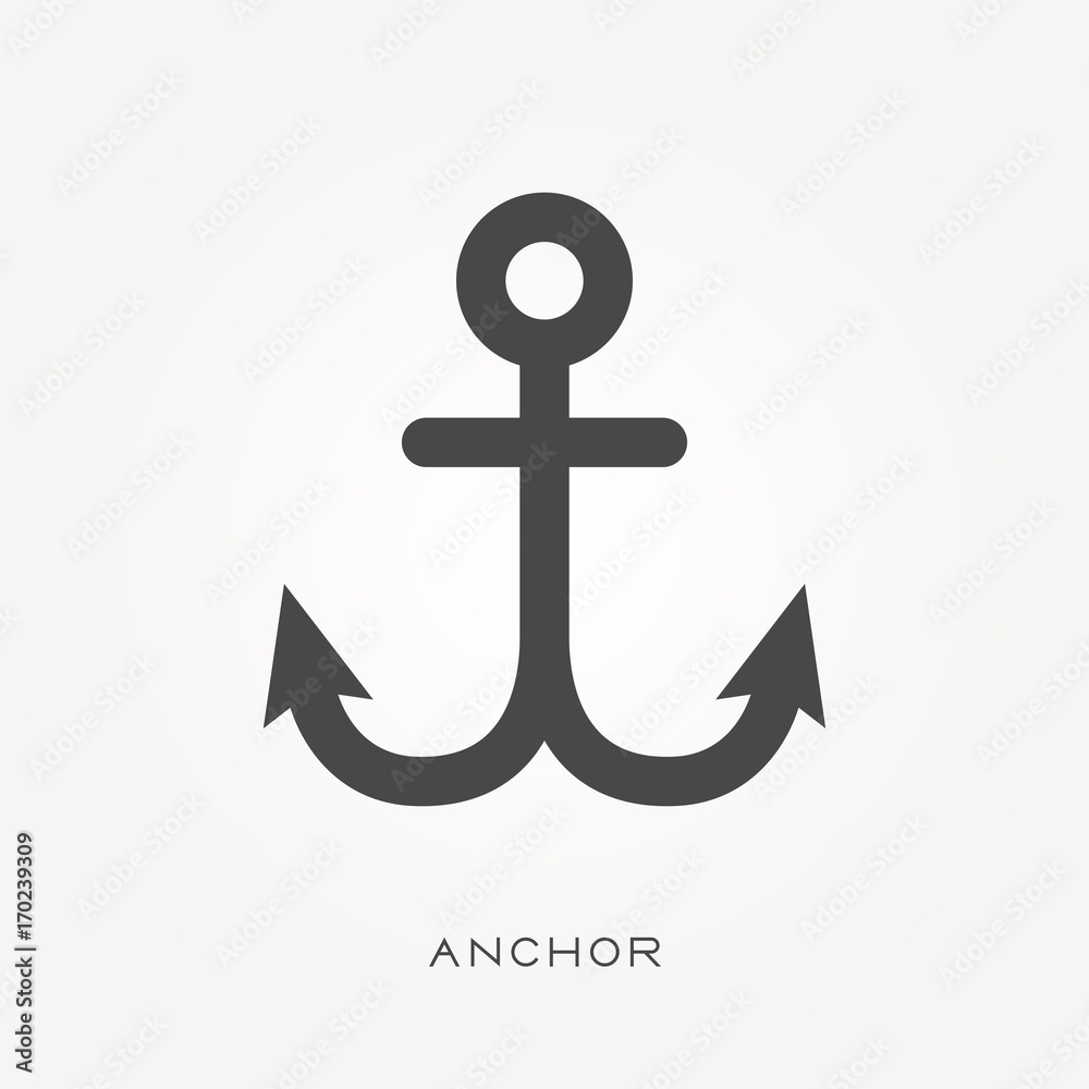 Silhouette icon anchor Silhouette icon anchor