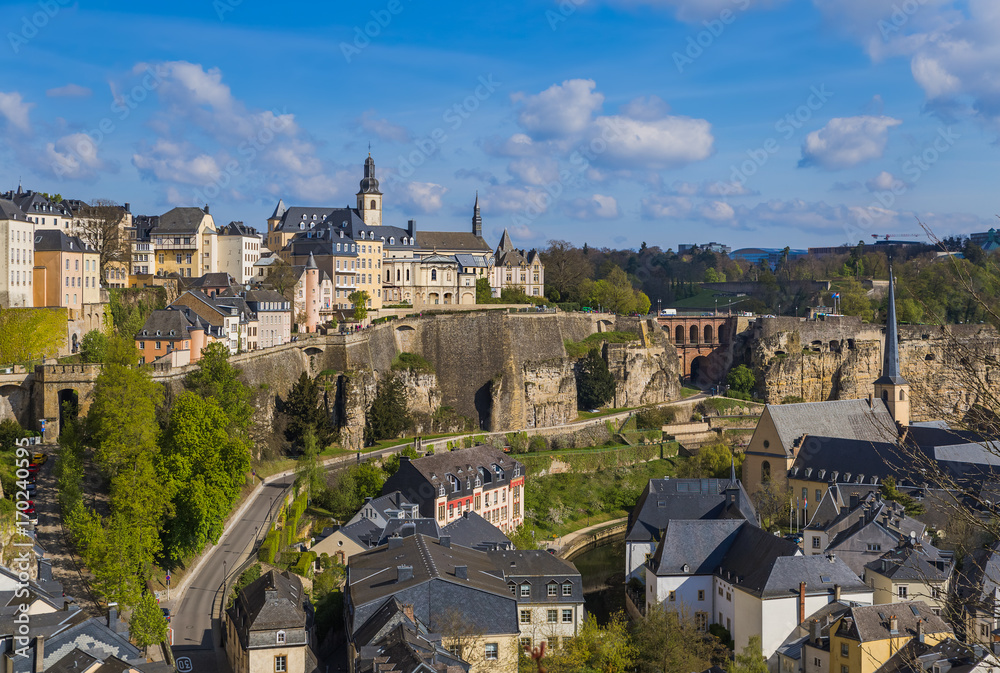 Luxembourg city cityscape