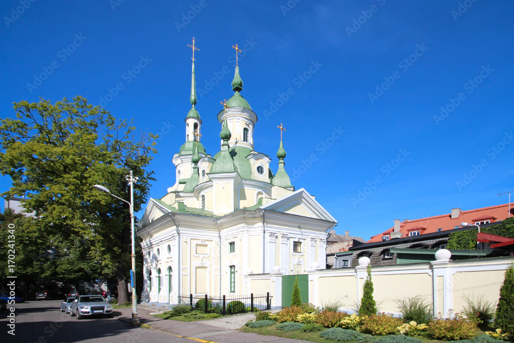 Parnu (Pärnu) - Estonie / Église orthodoxe russe Sainte-Catherine	