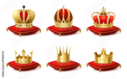 Heraldic  Crowns Set