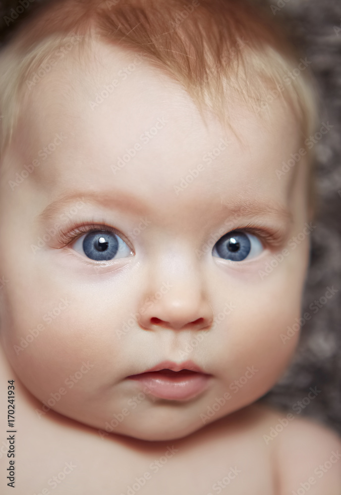 Close-up portrait of a beautiful cute adorable baby Close-up portrait of a beautiful cute adorable baby