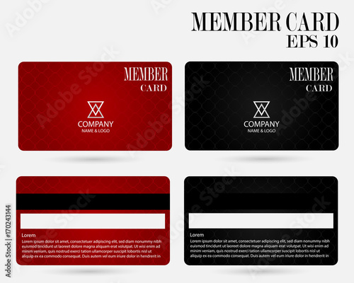 member card, business VIP card, design for privilege member,vector