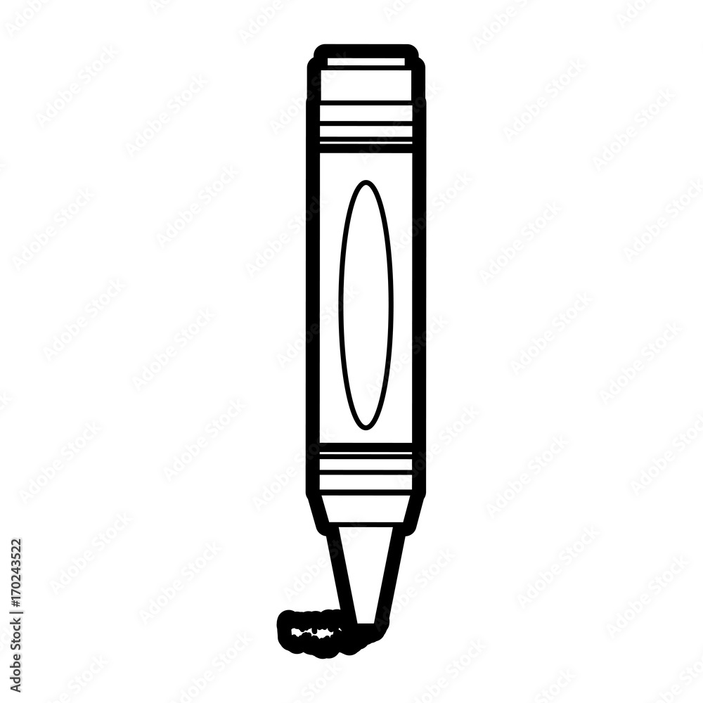 Crayon of tool toy and childhood theme Isolated design Vector illustration Crayon of tool toy and childhood theme Isolated design Vector illustration