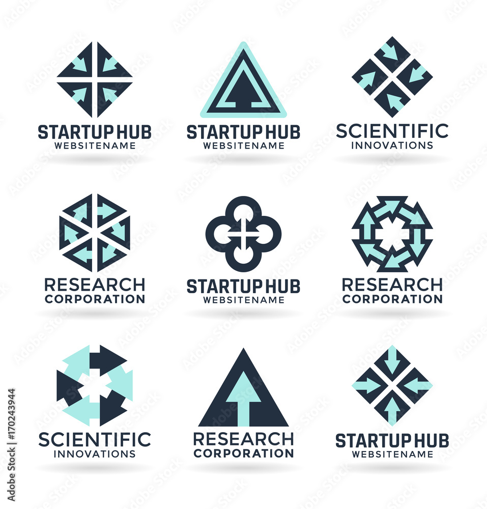 Arrow logo design ideas for startup, investment and other companies Arrow logo design ideas for startup, investment and other companies