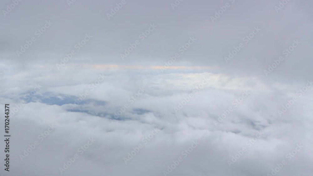 Time lapse of sea of mist on high mountain Time lapse of sea of mist on high mountain