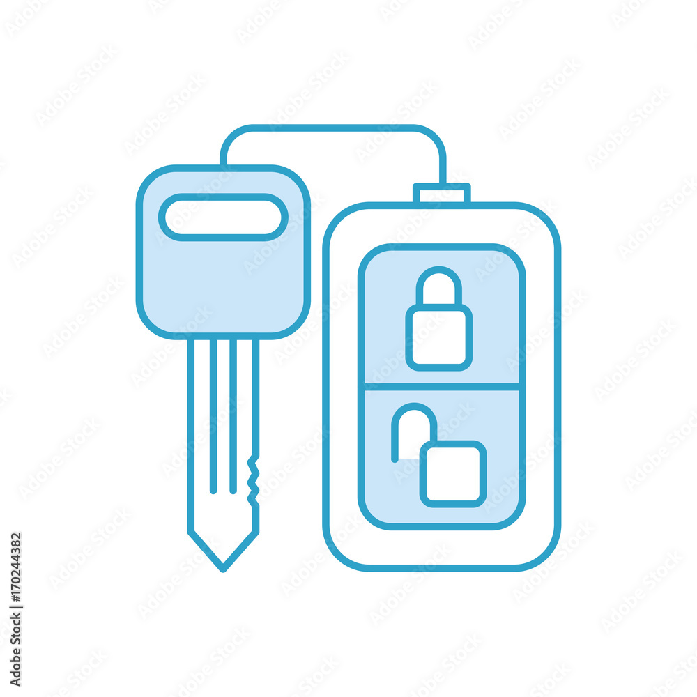 security remote control for your car vector illustration security remote control for your car vector illustration