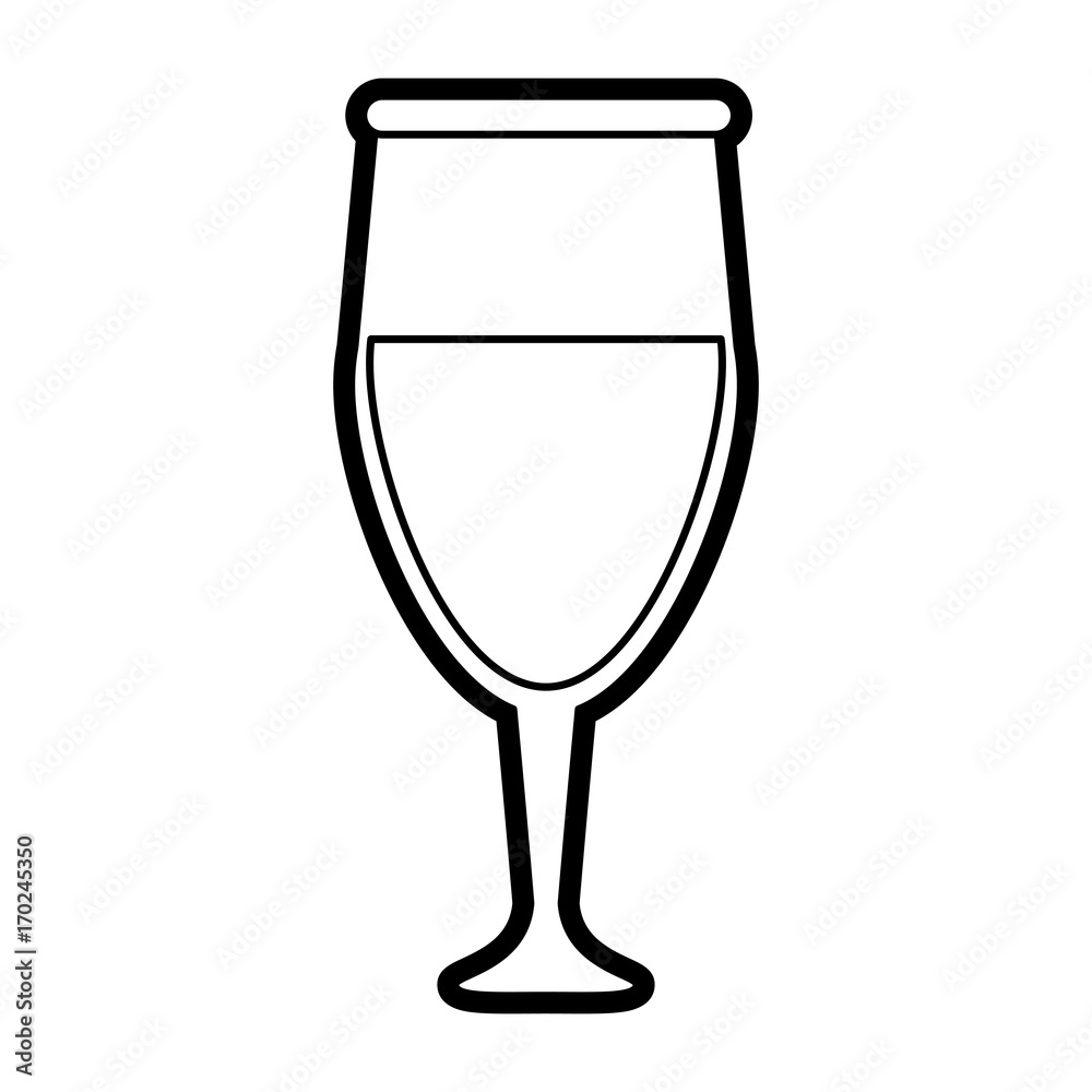 Glass of cocktail drink beverage and restaurant theme Isolated design Vector illustration Glass of cocktail drink beverage and restaurant theme Isolated design Vector illustration