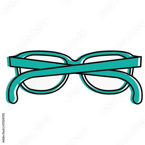 eye glasses isolated icon vector illustration design