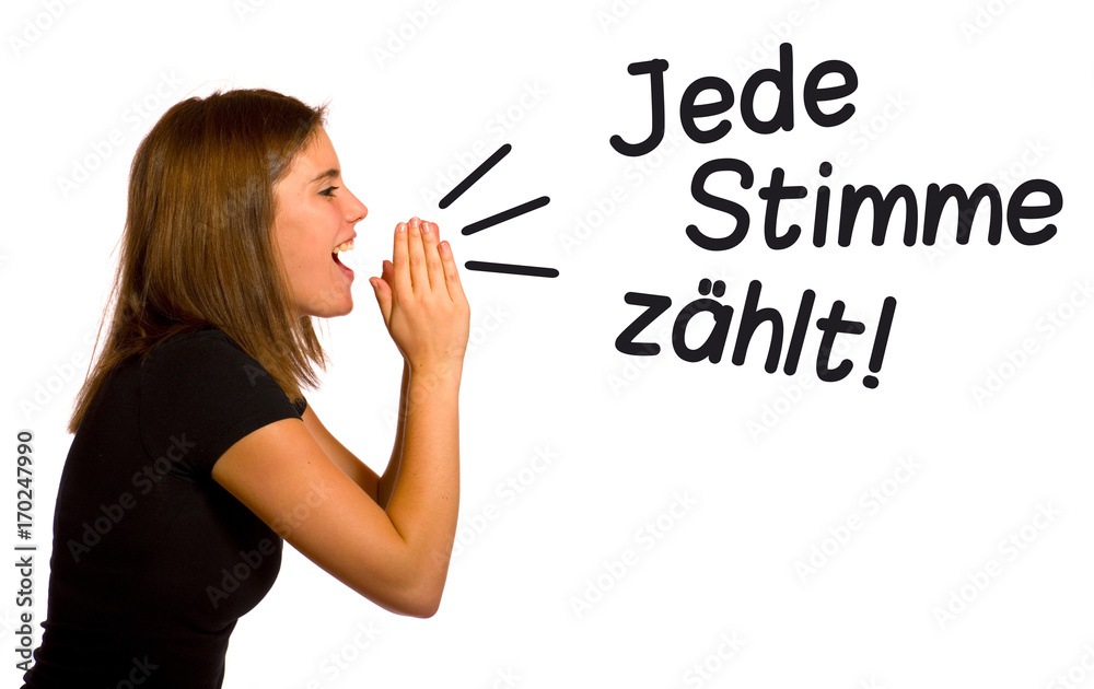 Jede Stimme zählt StockFoto Adobe Stock