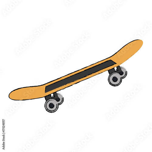 skate board isolated icon vector illustration design