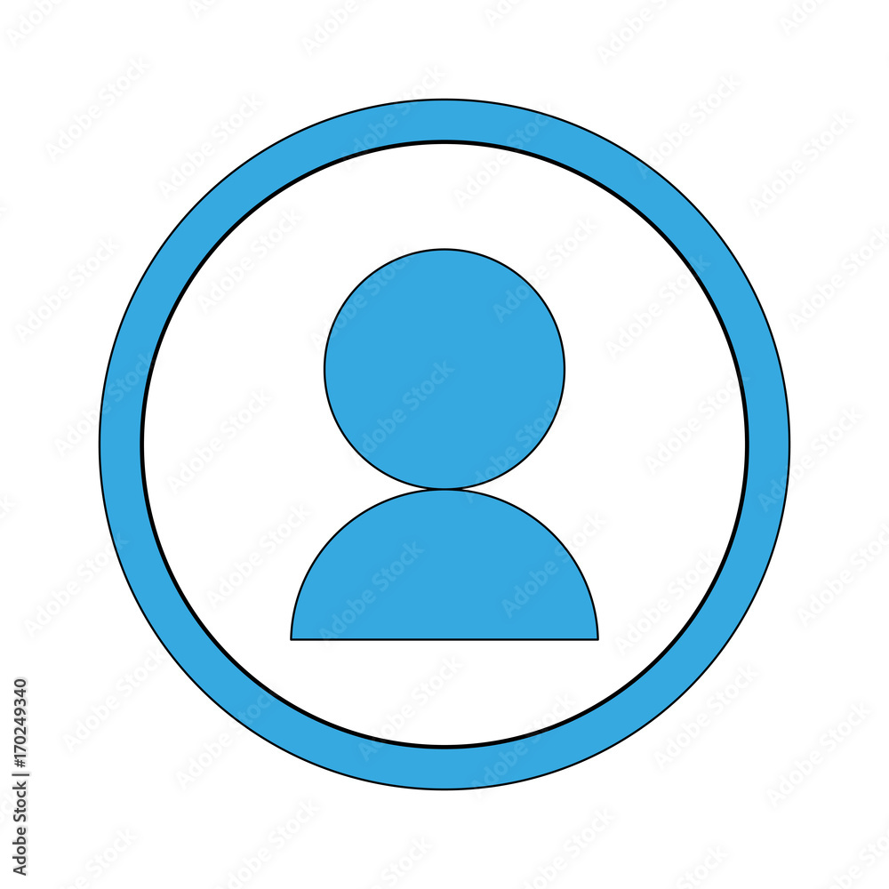 Pictogram inside circle of people person and human theme Isolated design Vector illustration Pictogram inside circle of people person and human theme Isolated design Vector illustration