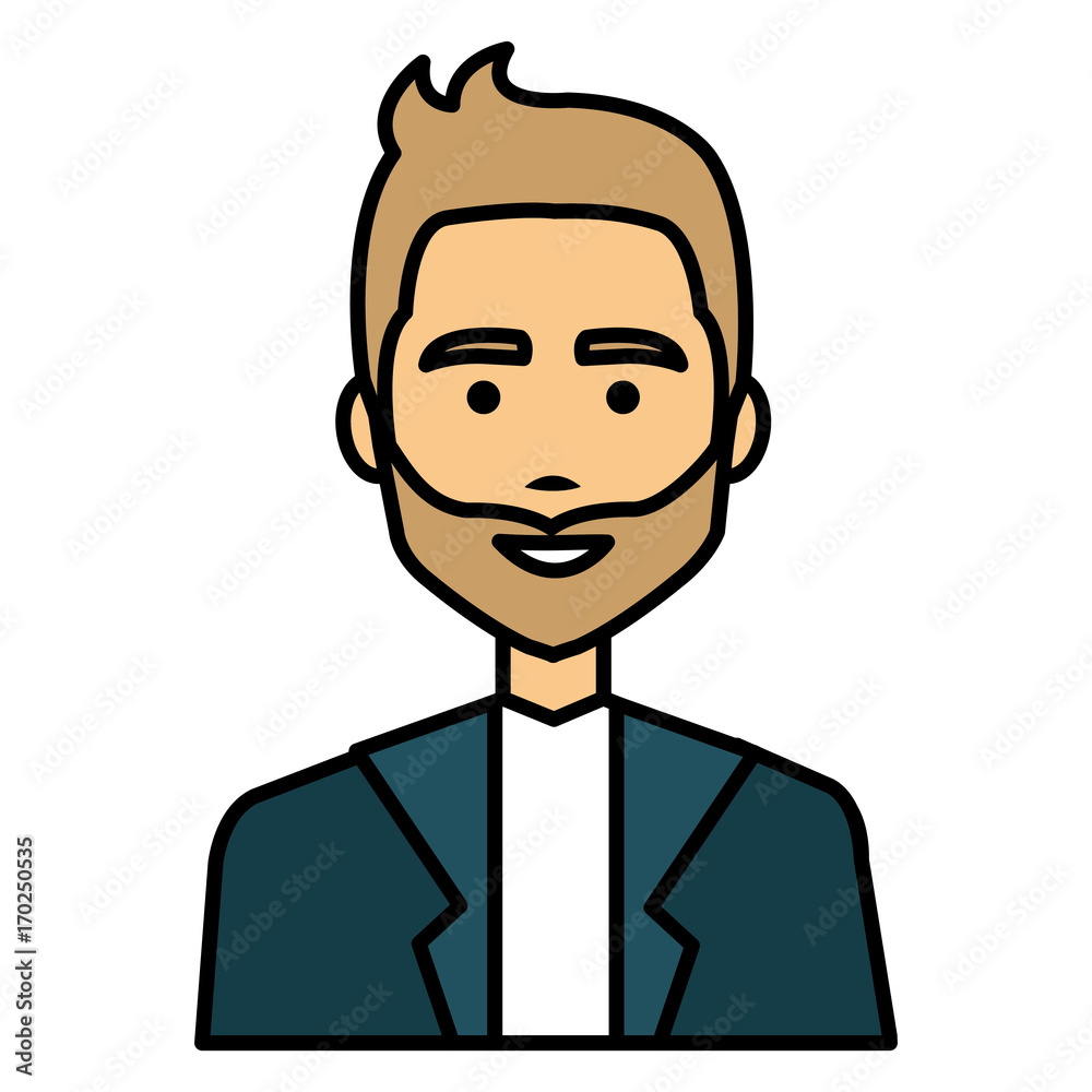 elegant businessman avatar character vector illustration design elegant businessman avatar character vector illustration design