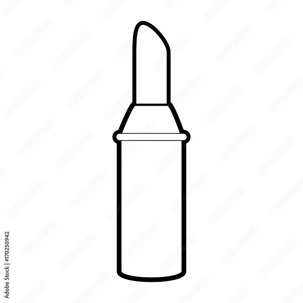 Lipstick of make up accesories and cosmetic theme Isolated design Vector illustration Lipstick of make up accesories and cosmetic theme Isolated design Vector illustration