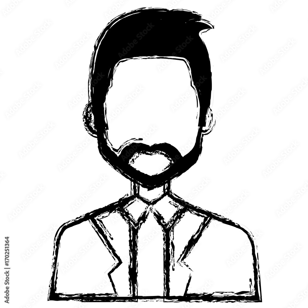 elegant businessman avatar character vector illustration design elegant businessman avatar character vector illustration design