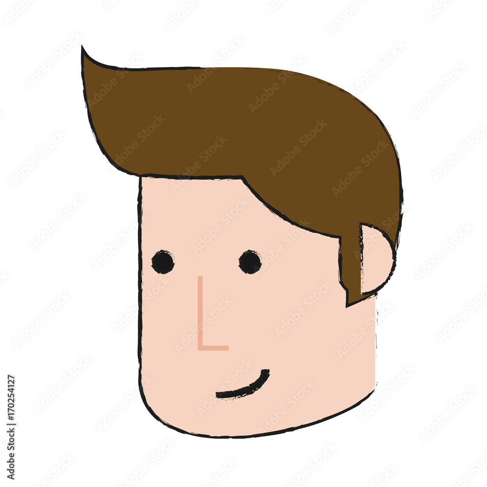 Man cartoon of male avatar person people and human theme Isolated design Vector illustration Man cartoon of male avatar person people and human theme Isolated design Vector illustration