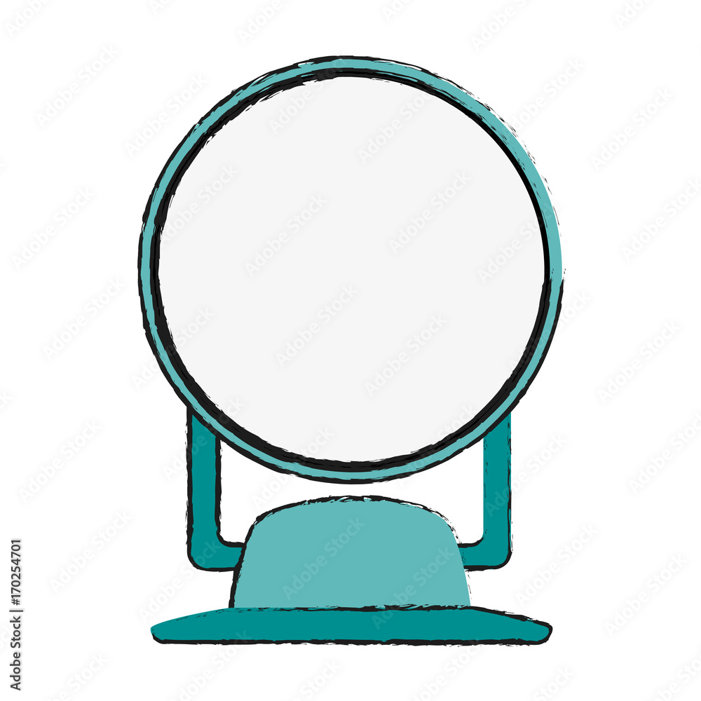 Mirror of reflection and decoration theme Isolated design Vector illustration Mirror of reflection and decoration theme Isolated design Vector illustration