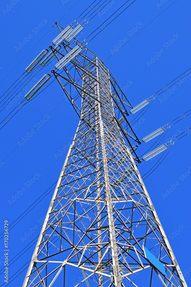 Torres electricidad de alta tensión
