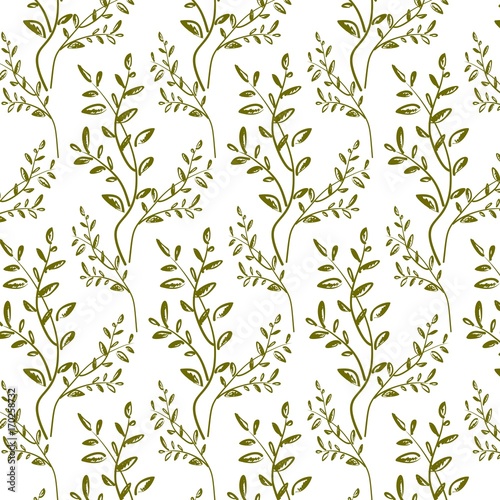 Vector nature seamless pattern