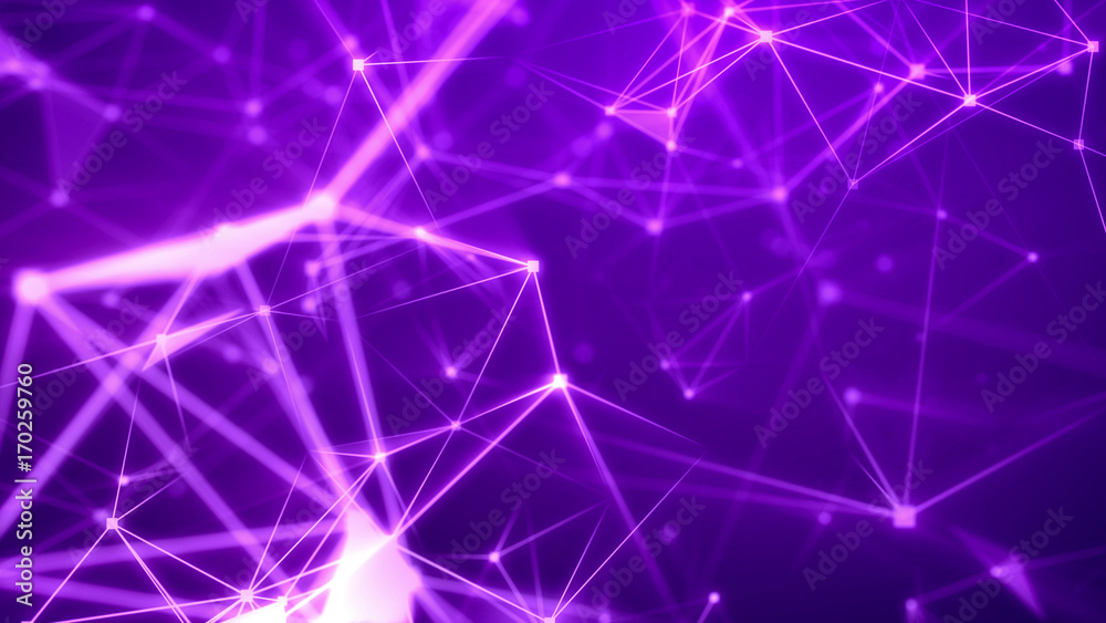 Expedition through the abstract violet grid Expedition through the abstract violet grid
