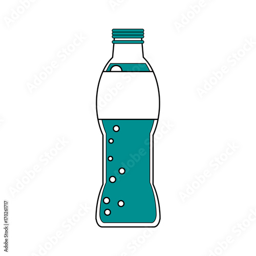 Soda of drink beverage and cola theme Isolated design Vector illustration