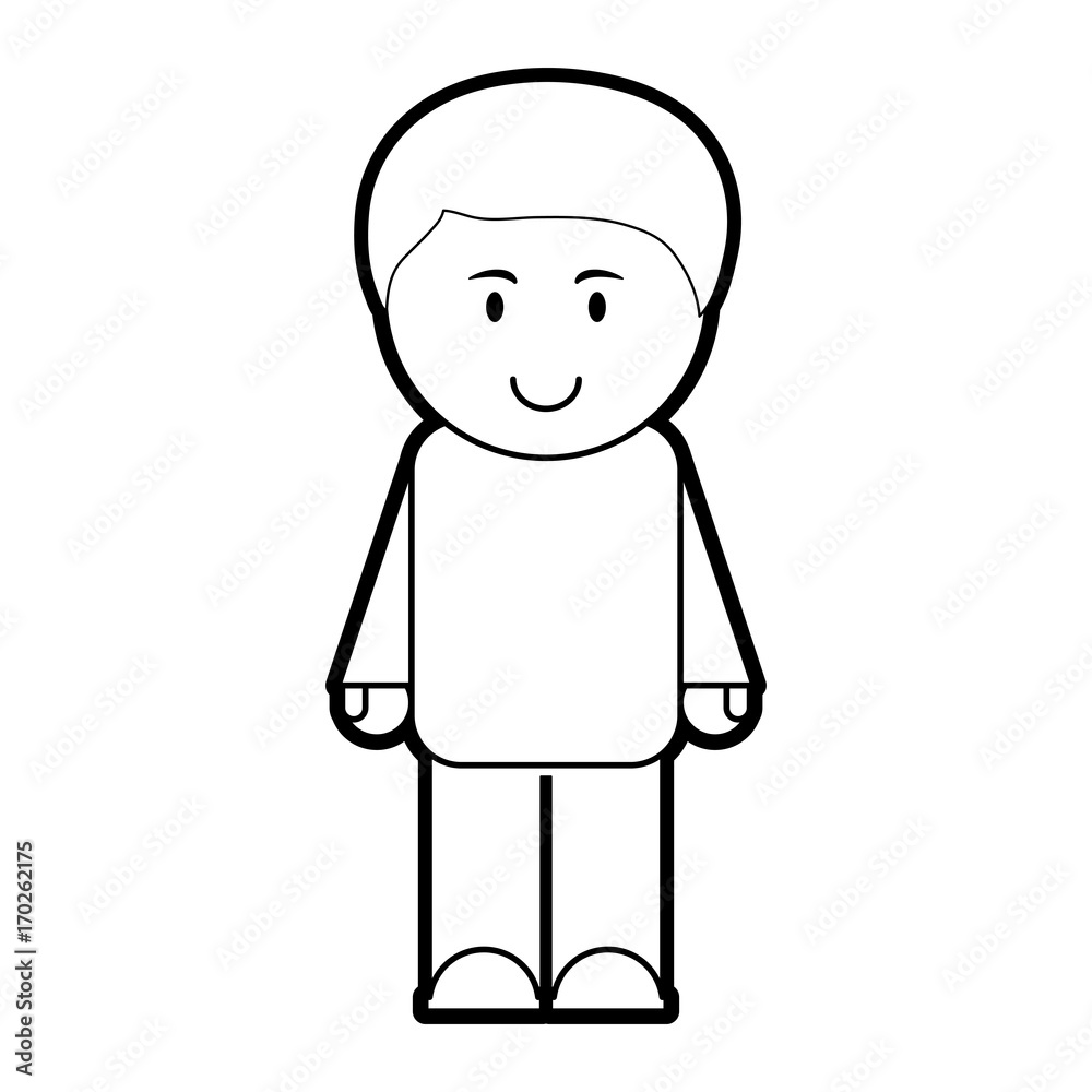 Boy cartoon of kid childhood and little theme Isolated design Vector illustration Boy cartoon of kid childhood and little theme Isolated design Vector illustration