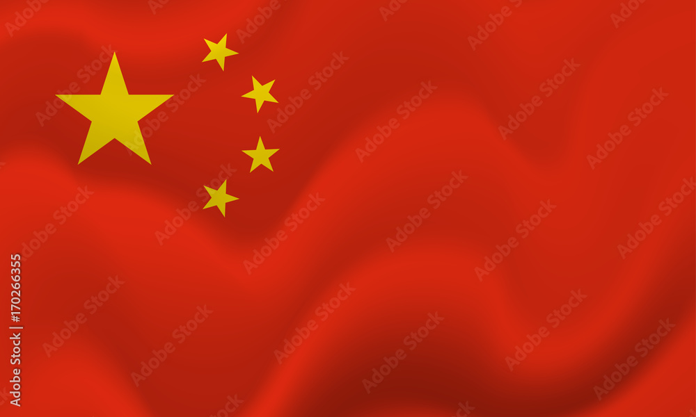 China flag background. Vector illustration. China flag background. Vector illustration.