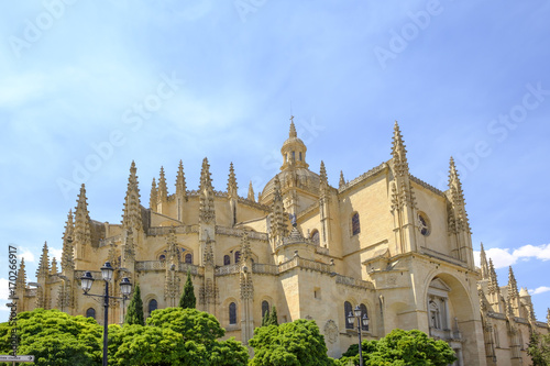 Cathedral of Santa Maria in Segovia, Spain.