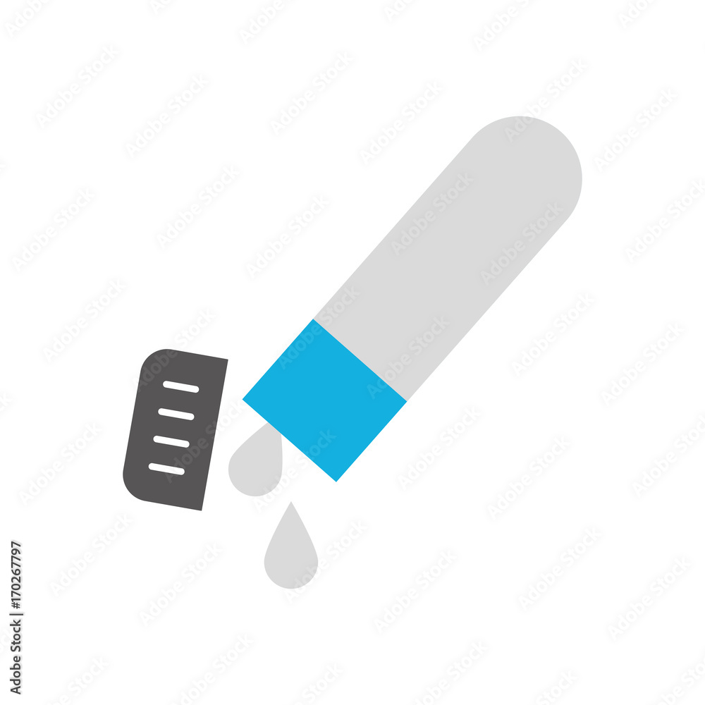 medical test tube with blood simple vector illustration medical test tube with blood simple vector illustration