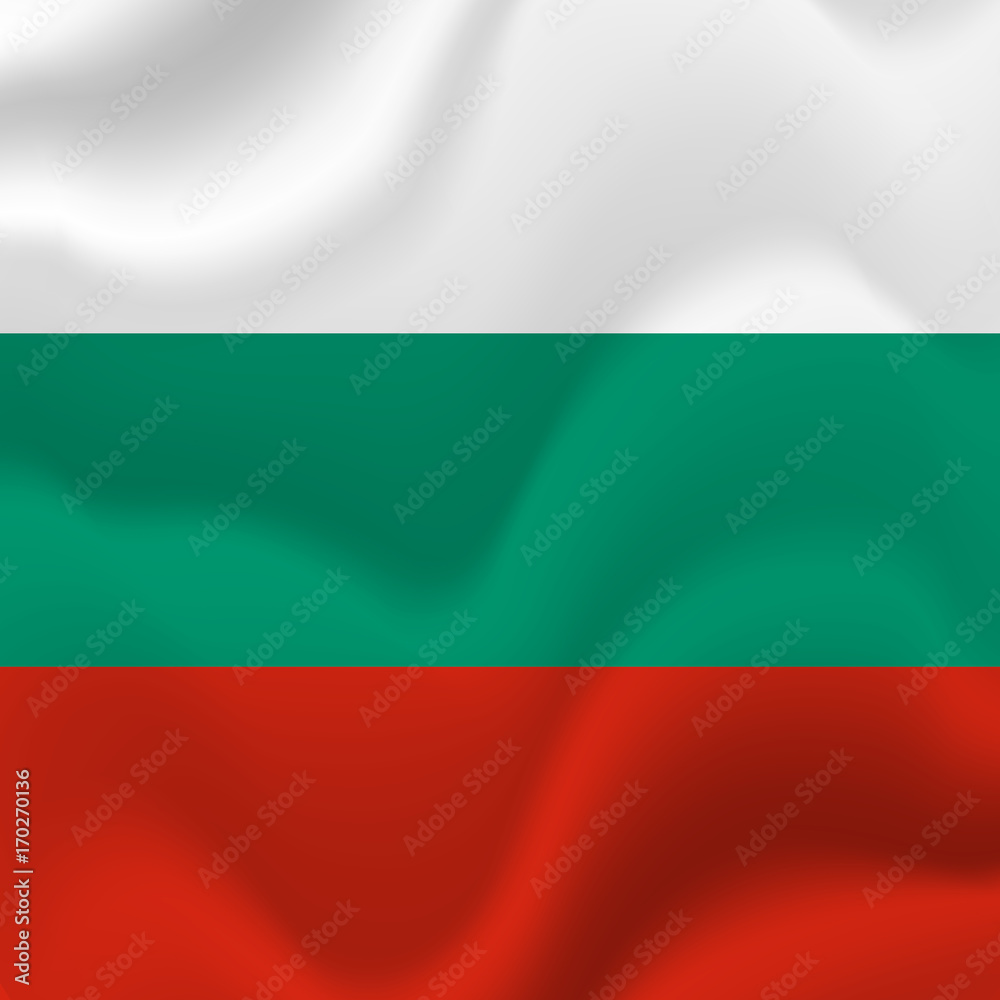 Bulgaria flag background. Vector illustration.