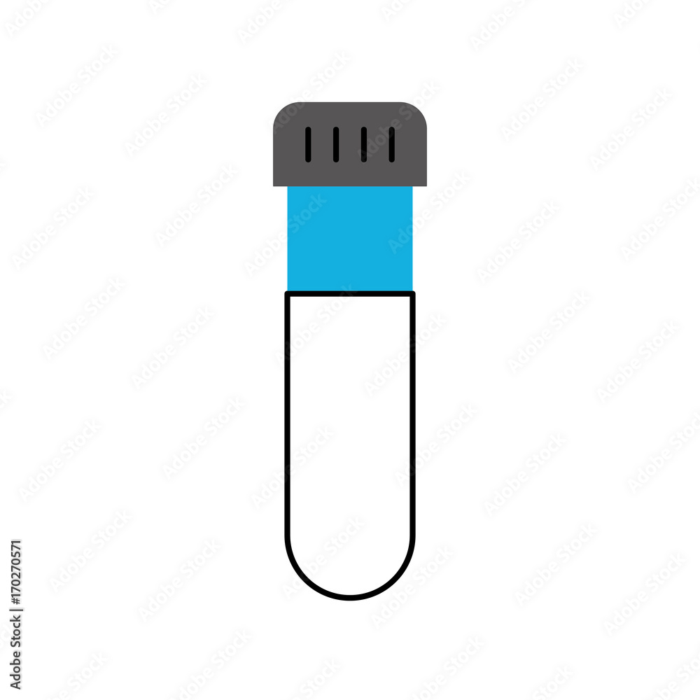 glass test tube with cap laboratory equipment vector illustration glass test tube with cap laboratory equipment vector illustration