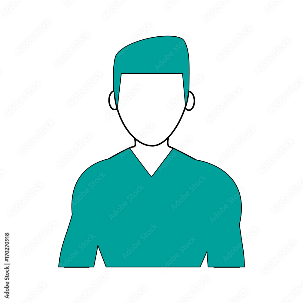 Man icon Male avatar person people and human theme Isolated design Vector illustration Man icon Male avatar person people and human theme Isolated design Vector illustration