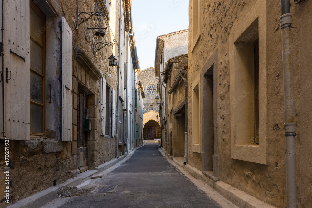 Emblematic streets of ancients french villages