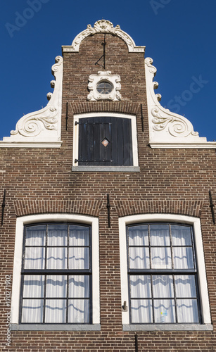 Facade of monumental House Blokzijl