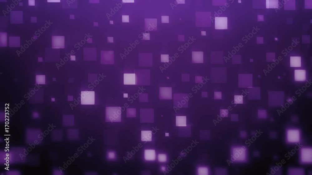 Abstract background loop of purple cubes of a differ Abstract background loop of purple cubes of a differ