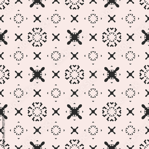 Funky seamless pattern, cross geometric texture, x background