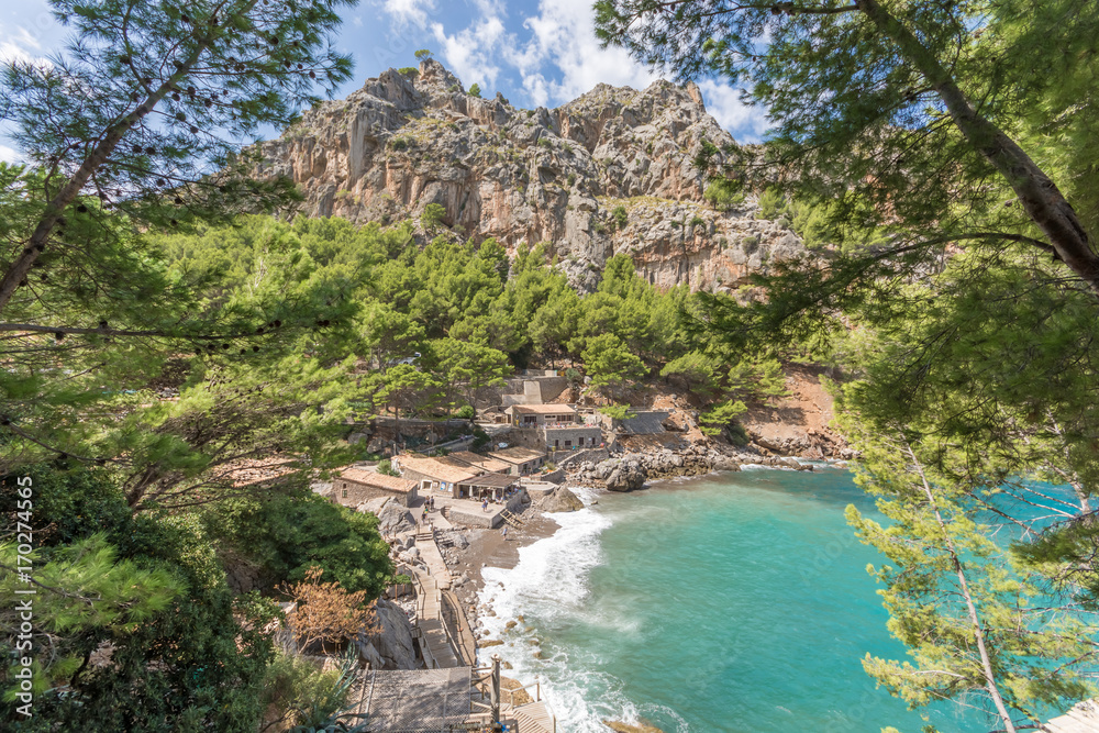 Wunderschöne Badebucht in Sa Calobra auf Mallorca