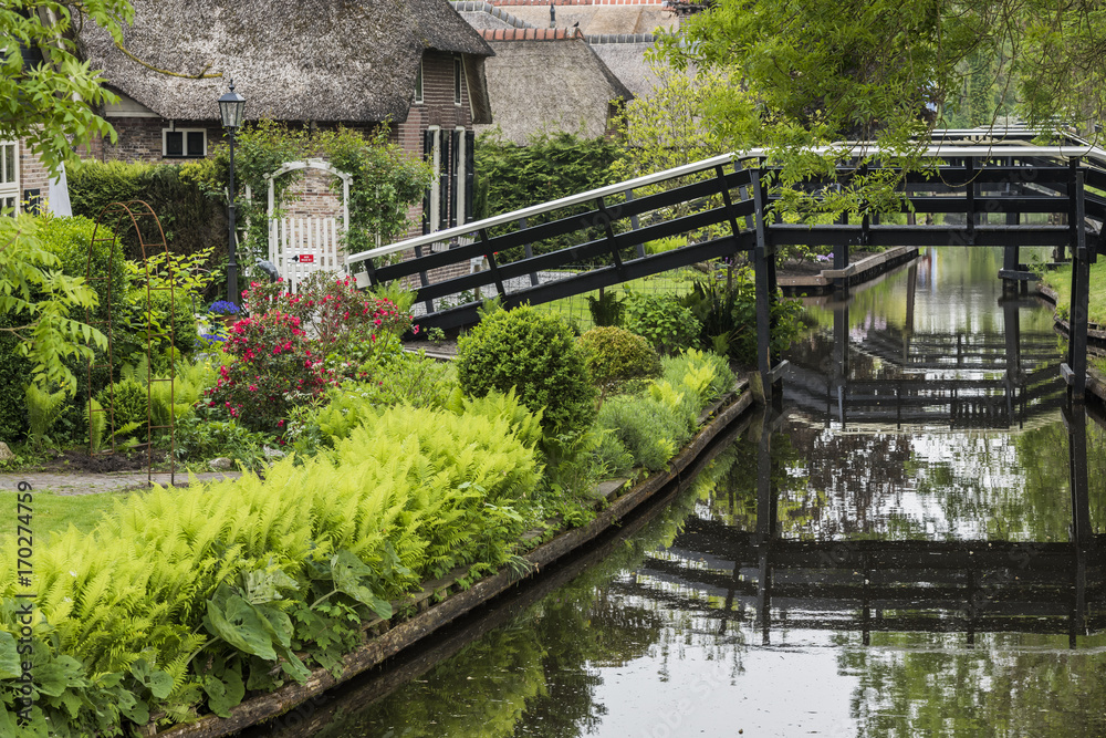 Houses and Bridges Giethoorn Overijssel Houses and Bridges Giethoorn Overijssel